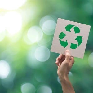 Recycling hand